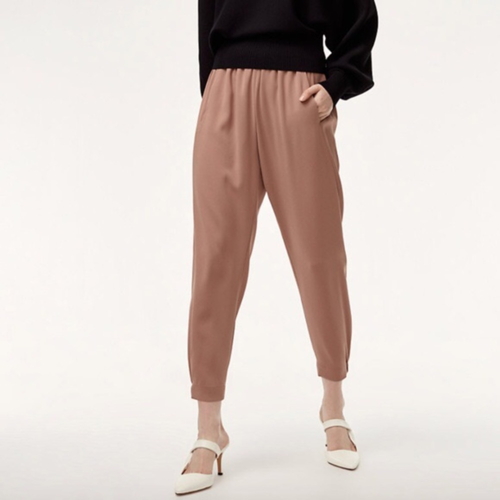Aritzia Babaton Dexter Pant Terado in Nutmeg